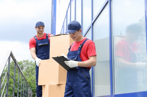 Local moving van helping with flat removals in Catford