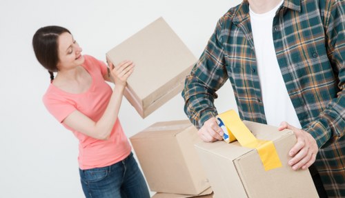 Careful loading of furniture during a Catford house relocation