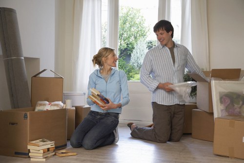 Catford local moving truck service with careful loading