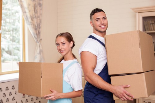 Local moving team helping with a flat move in Catford