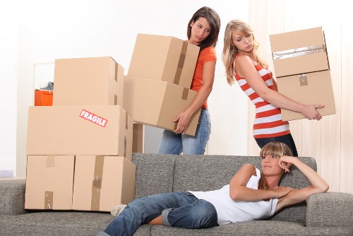 Removal van prepared for a home move near Catford properties