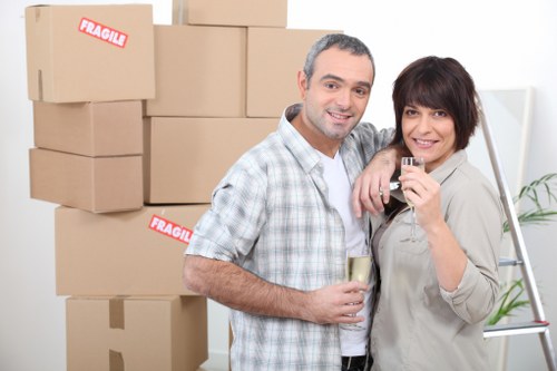 Careful handling of belongings during a Catford removal service